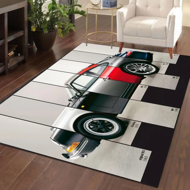 Commercial Digital Printing Machine - Classic Modern Style Carpet, Retro Illustrated