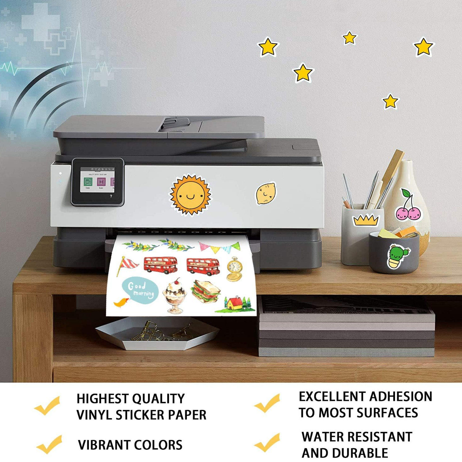 10/20 Sheets A4 Glossy White V - Commercial Vinyl Printing avis et prix