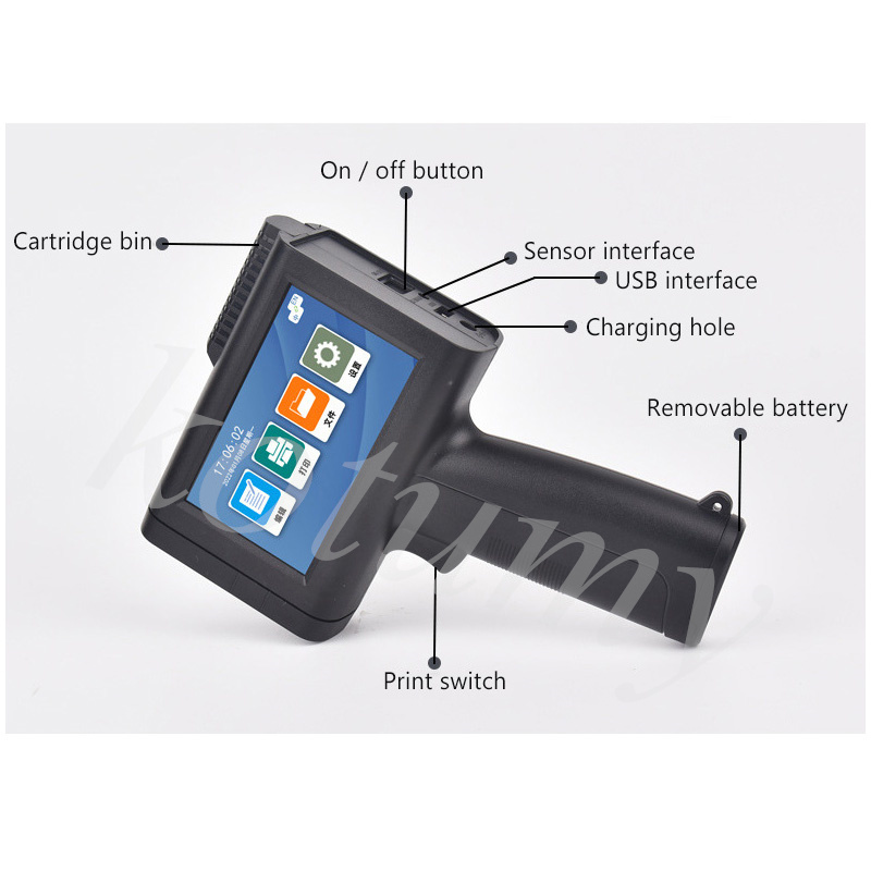 12.7mm Handheld Small Inkjet P - Commercial Printing Logo avis et prix