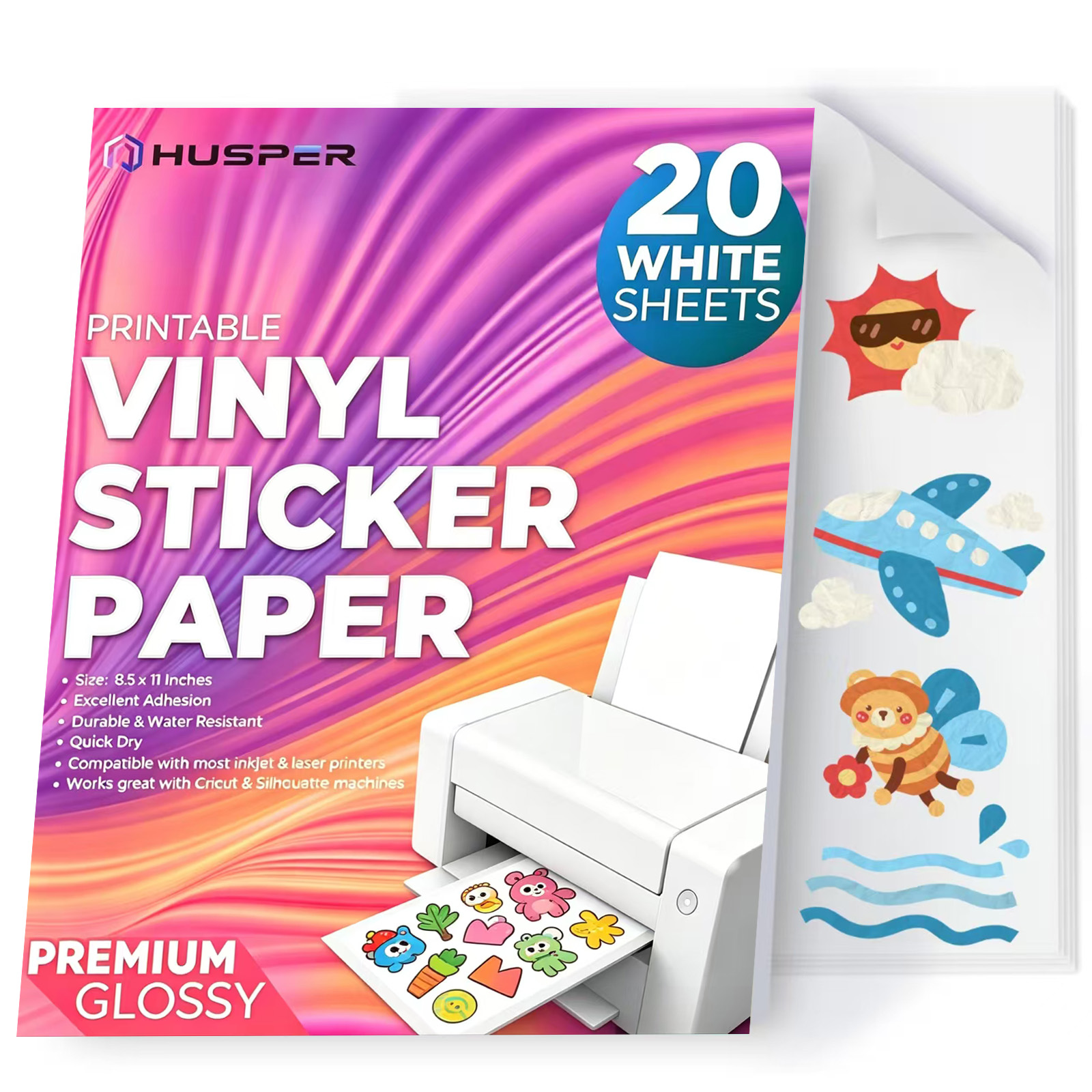Premium Printable Vinyl 20 Whi - Commercial Vinyl Printing avis et prix