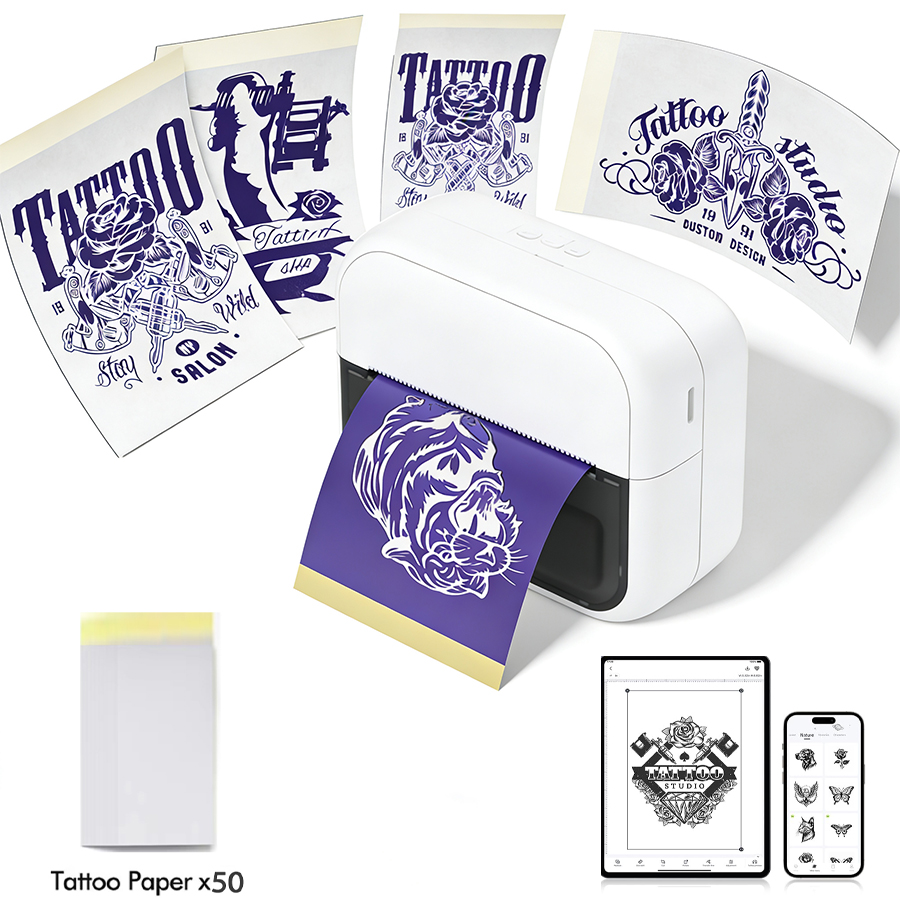 C50 Mini Wireless Tattoo Print - Commercial Book Printing Machines avis et prix