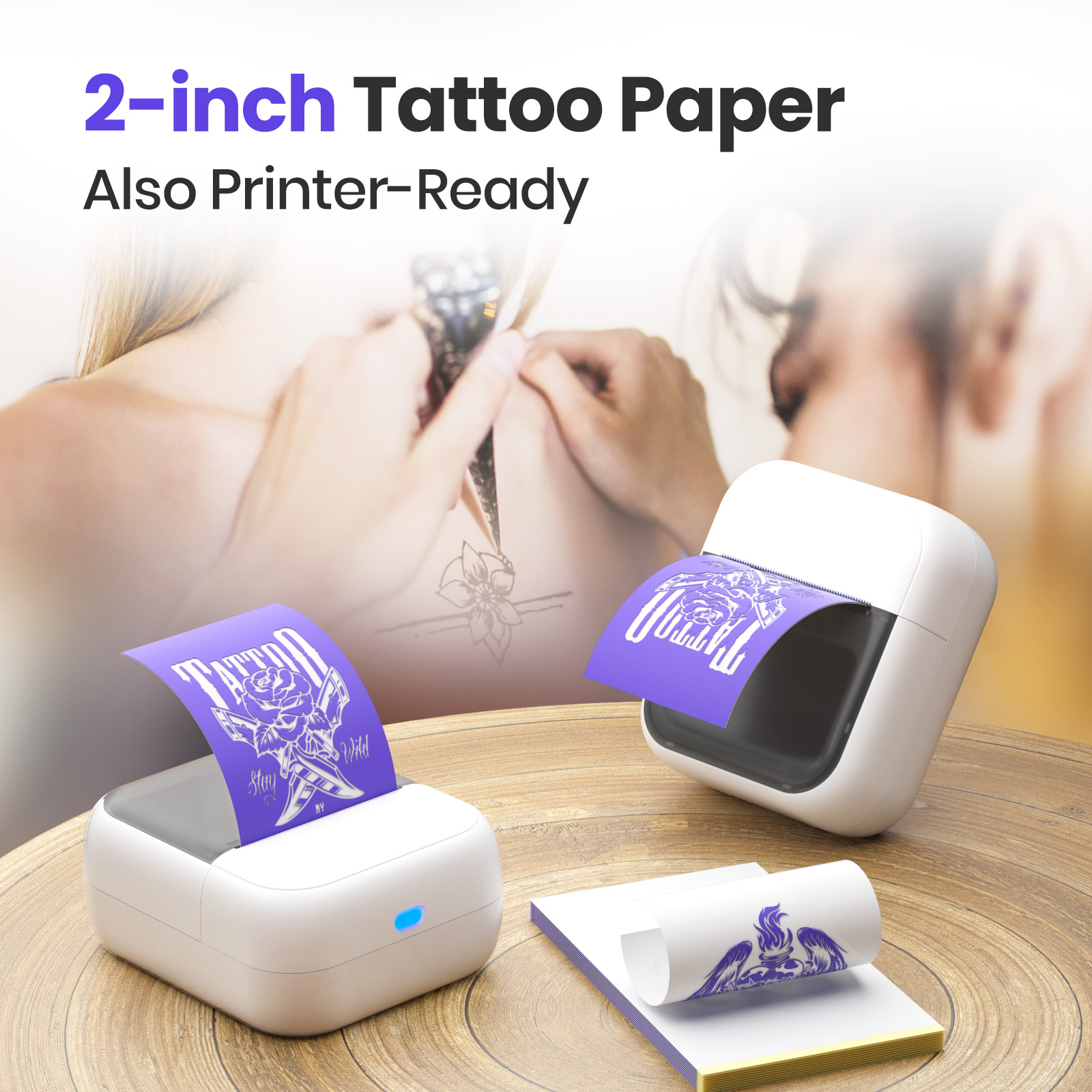 C50 Mini Wireless Tattoo Print - Commercial Book Printing Machines avis et prix