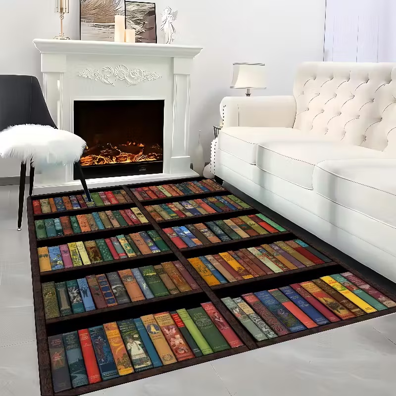 Bookshelf Area Rug for Teen St - Commercial Book Printing Machines avis et prix