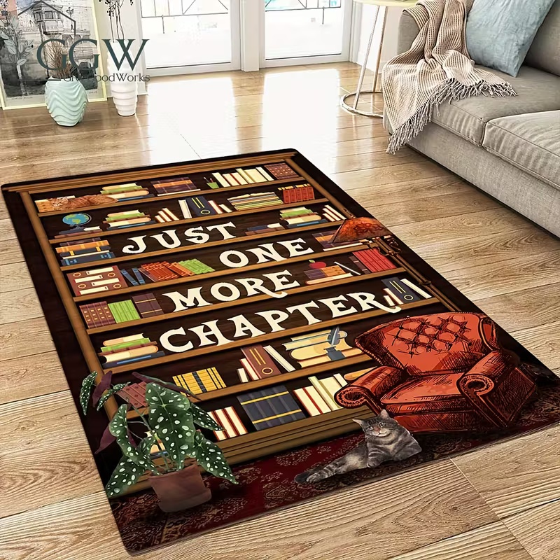 Bookshelf Area Rug for Teen St - Commercial Book Printing Machines avis et prix