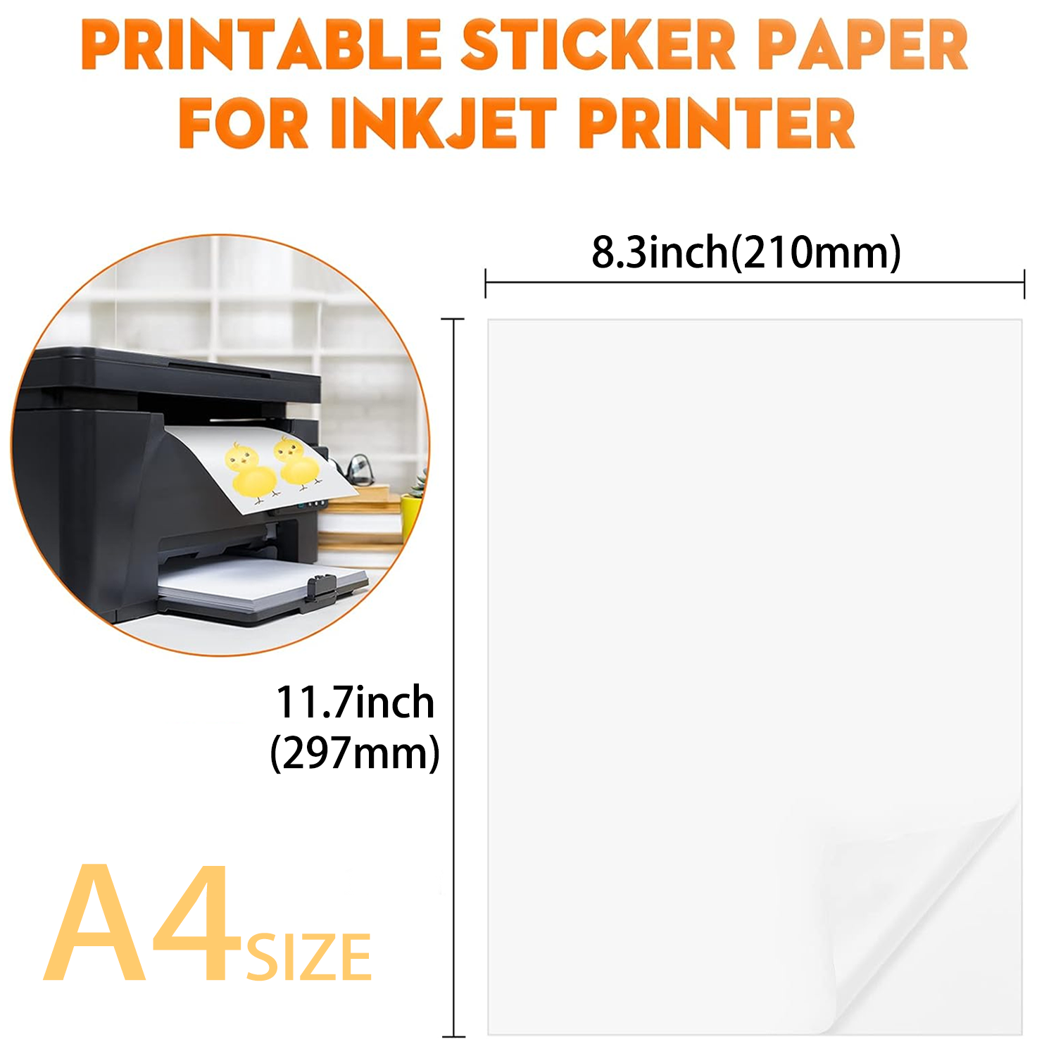10/20 Sheets A4 Clear Non-Wate - Commercial Vinyl Printing avis et prix