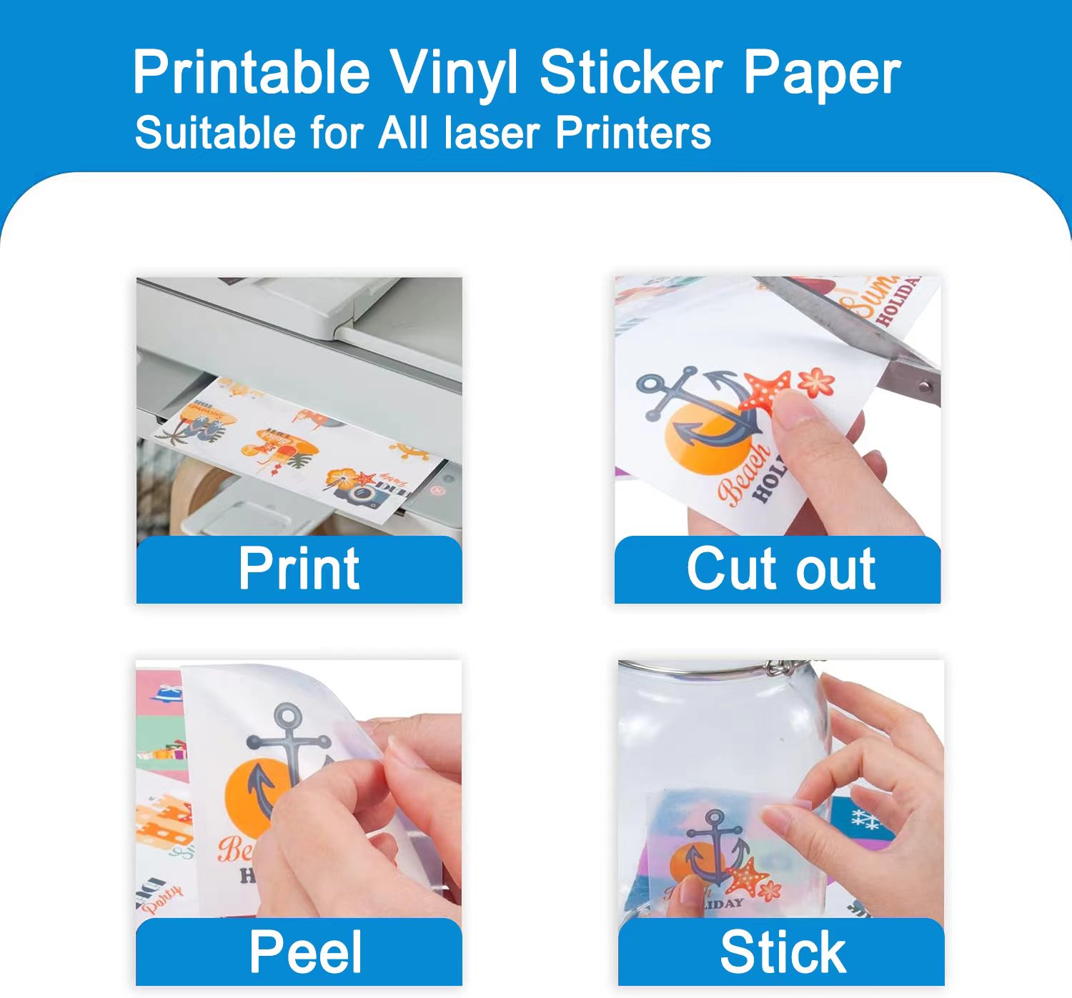 10 pcs Transparent Printable V - Commercial Vinyl Printing avis et prix