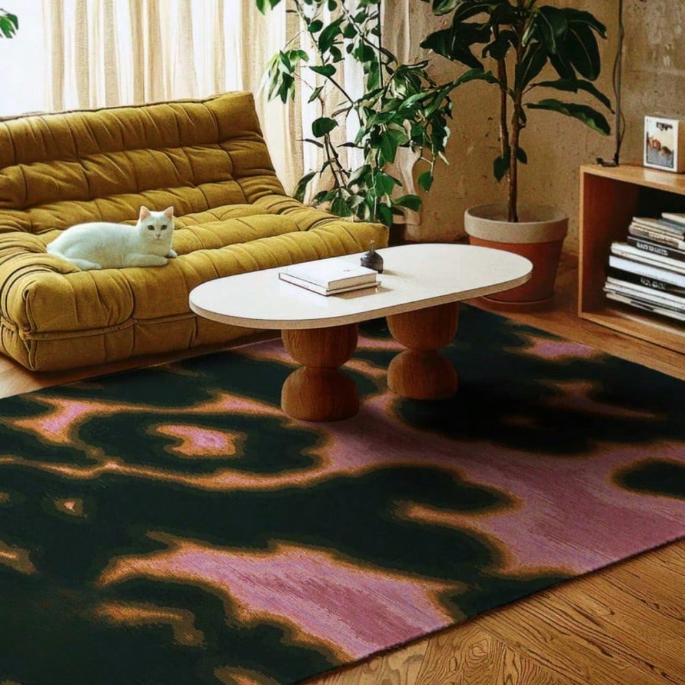 Animal Print Pink Green Area R - Commercial Printing Items avis et prix