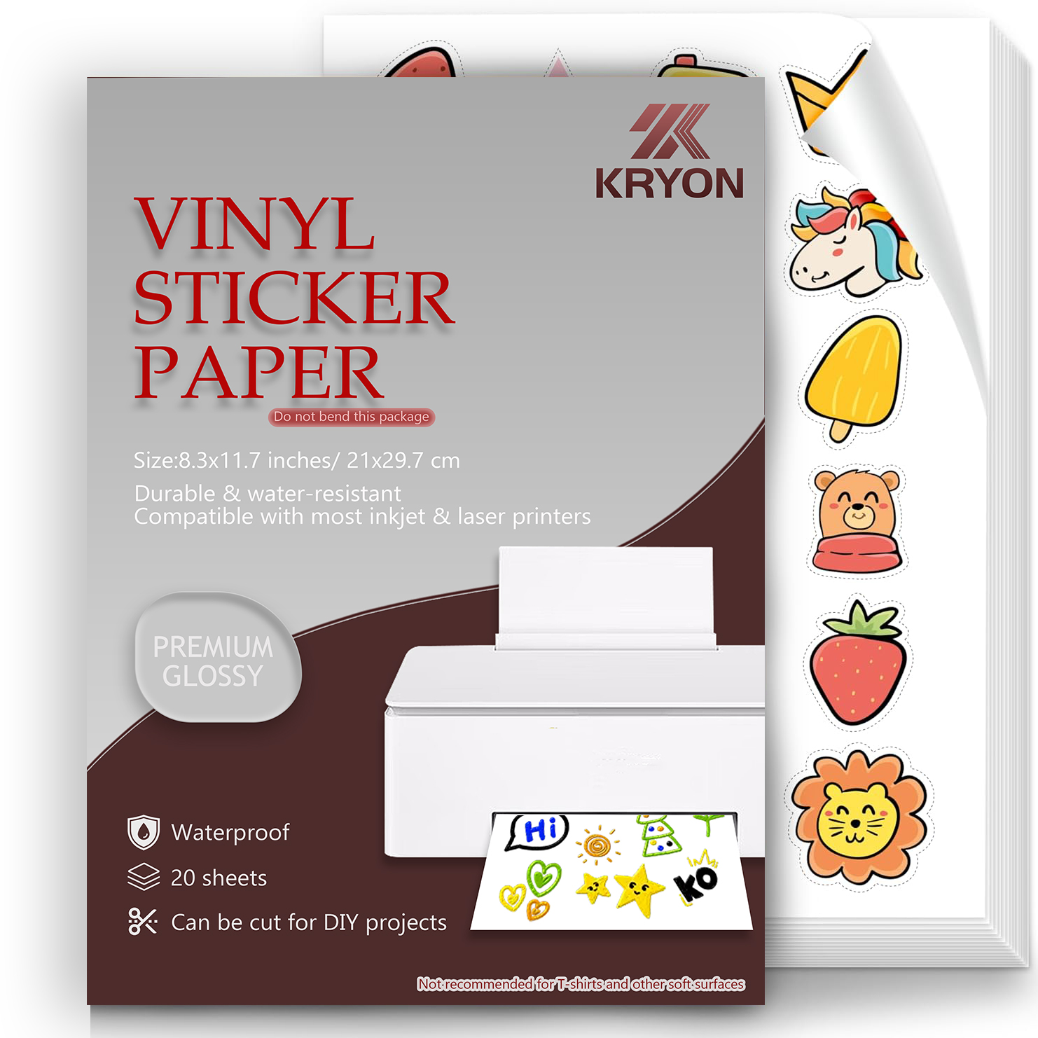 Glossy White Printable Vinyl S - Commercial Vinyl Printing avis et prix