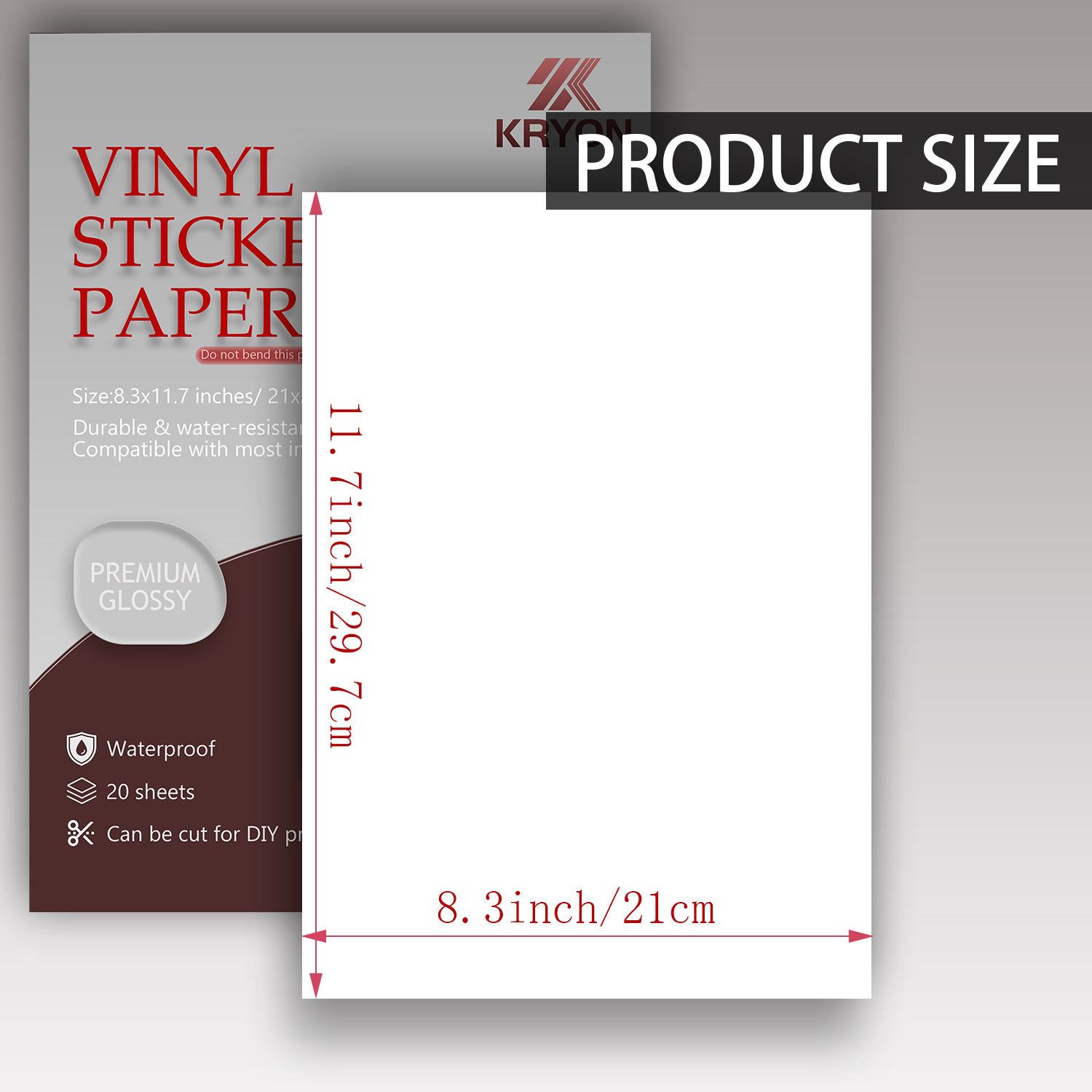 Glossy White Printable Vinyl S - Commercial Vinyl Printing avis et prix