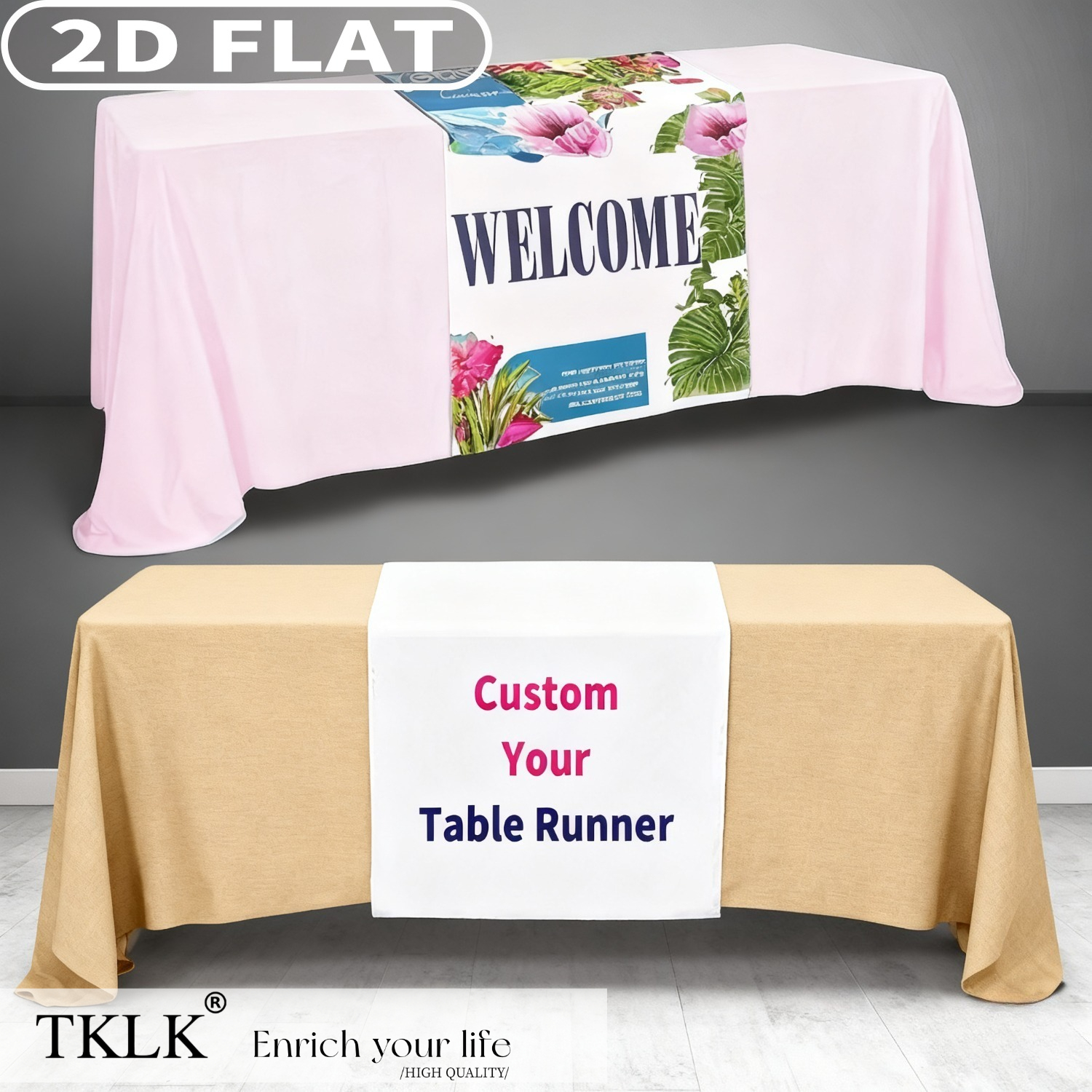 1pc Customizable Polyester Tab - Commercial Printing Logo avis et prix