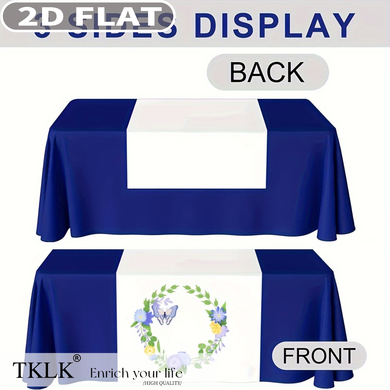 1pc Customizable Polyester Tab - Commercial Printing Logo avis et prix
