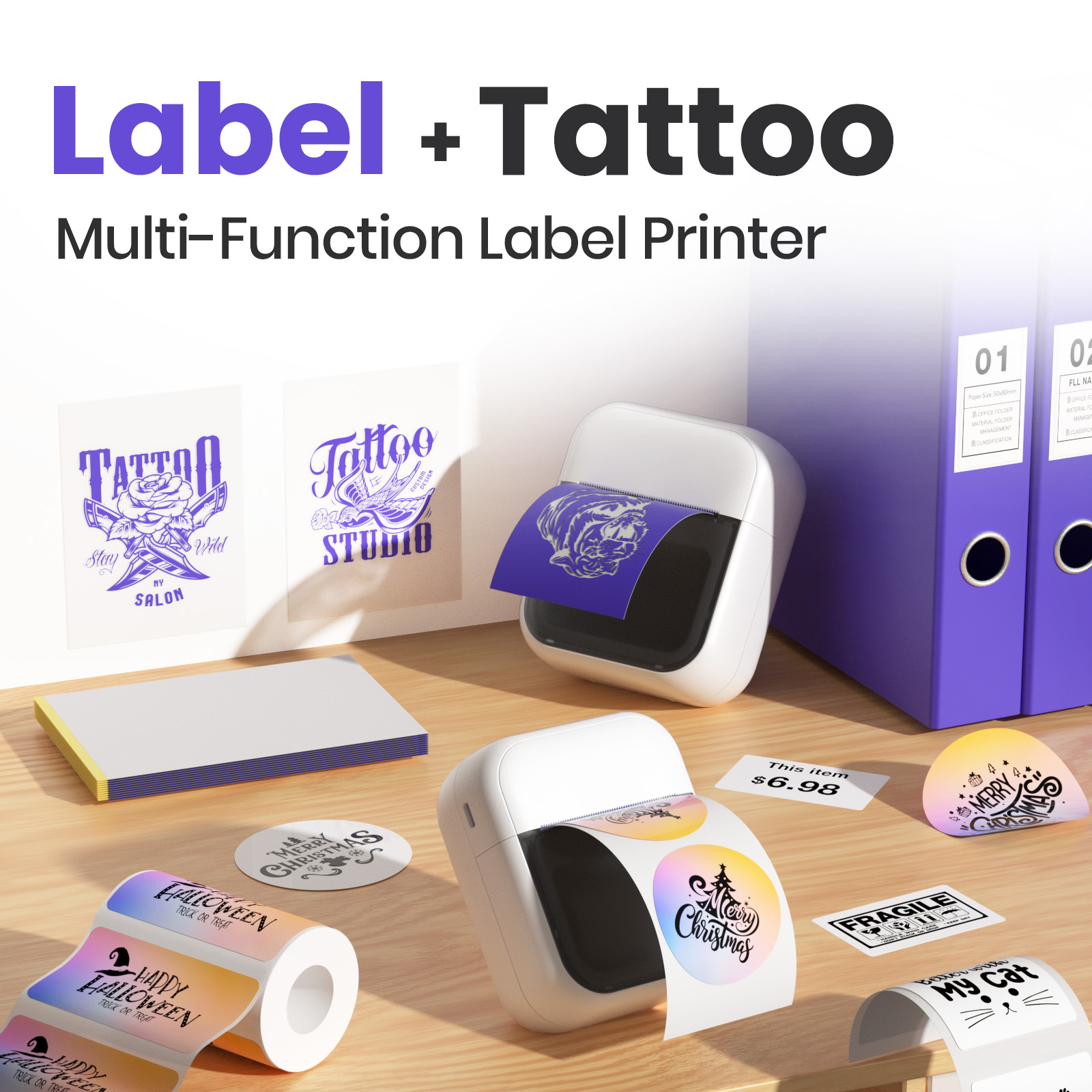 C50 Mini Wireless Tattoo Print - Commercial Book Printing Machines avis et prix