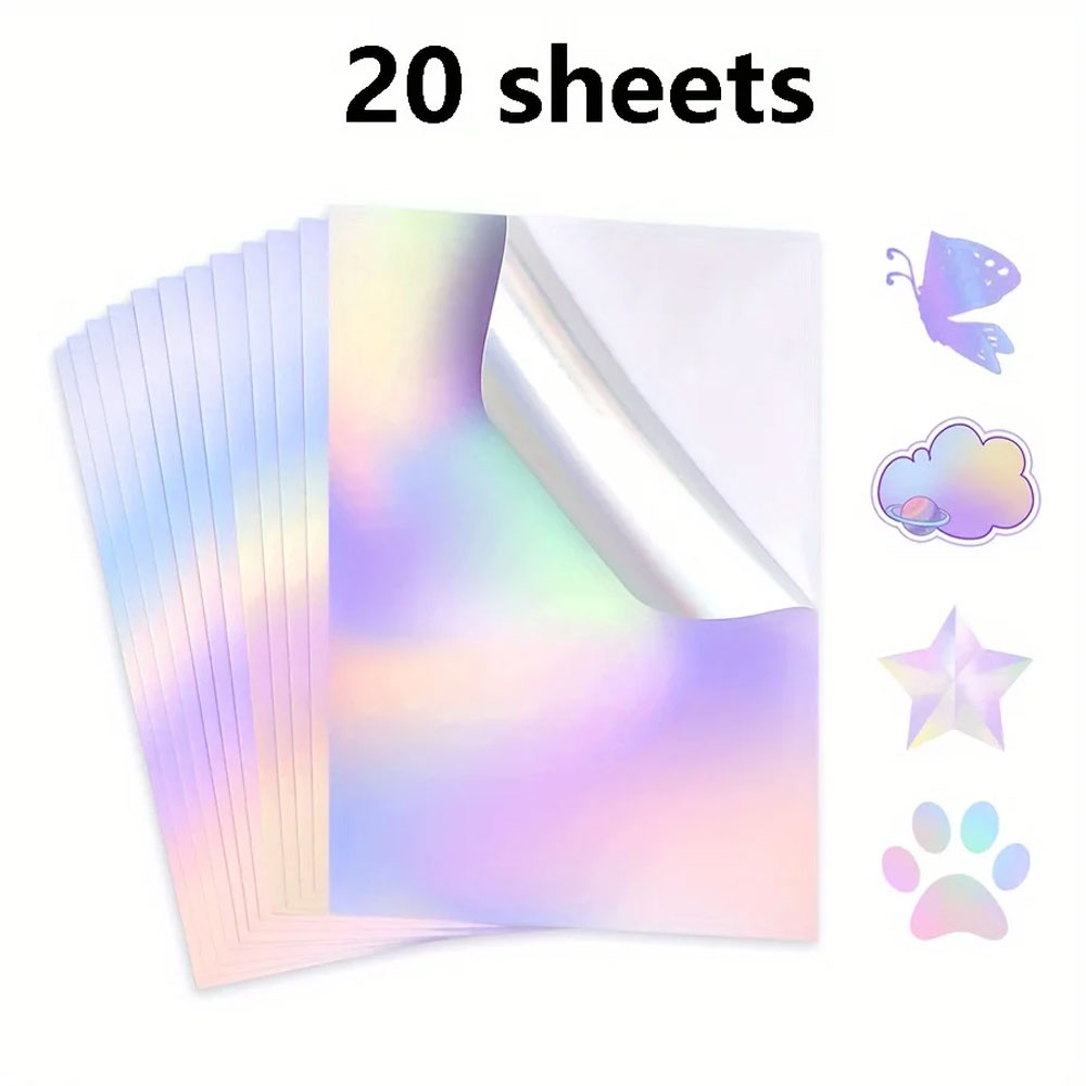 20sheets A4 printable holograp - Commercial Vinyl Printing avis et prix