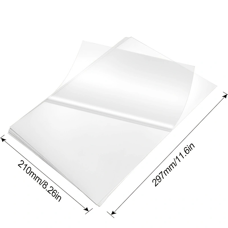 10 Sheets 100% Transparent Vin - Commercial Vinyl Printing avis et prix