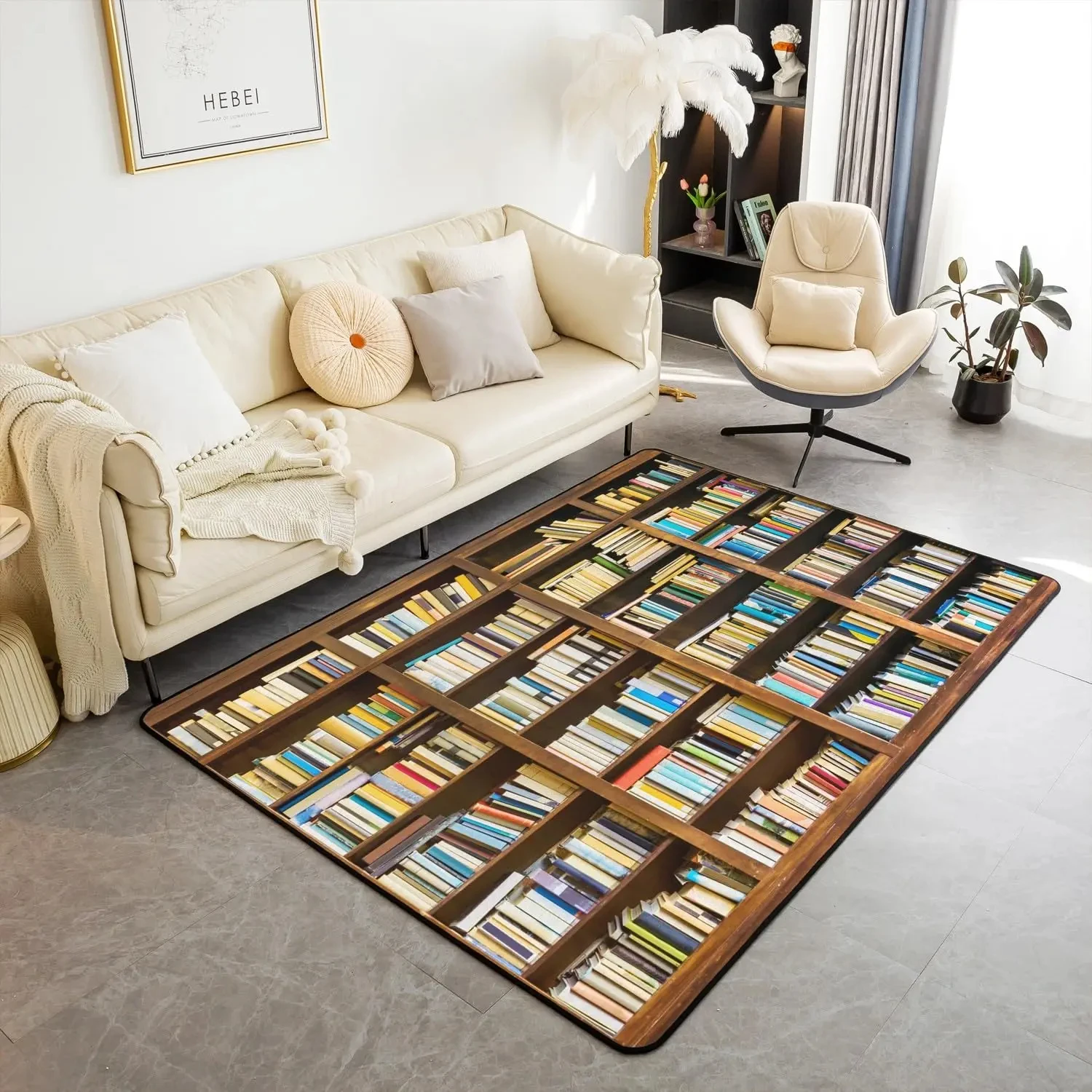 Bookshelf Area Rug for Teen St - Commercial Book Printing Machines avis et prix