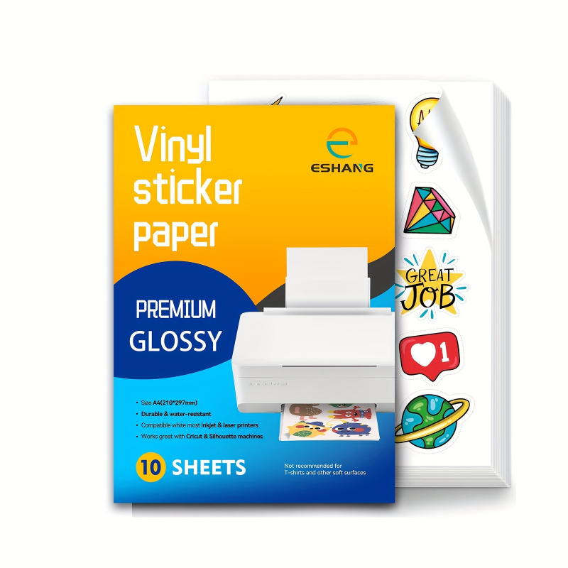 10 sheets A4 size glossy print - Commercial Vinyl Printing avis et prix