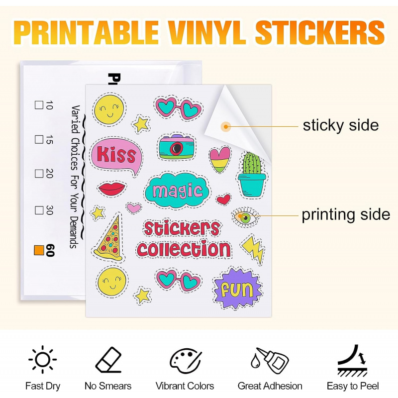 10 sheets A4 size glossy print - Commercial Vinyl Printing avis et prix