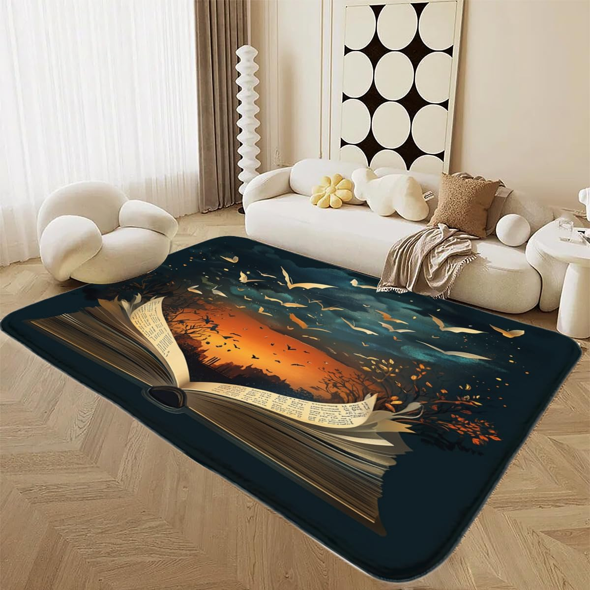 Abstract Book Print Area Rug,  - Commercial Book Printing Machines avis et prix