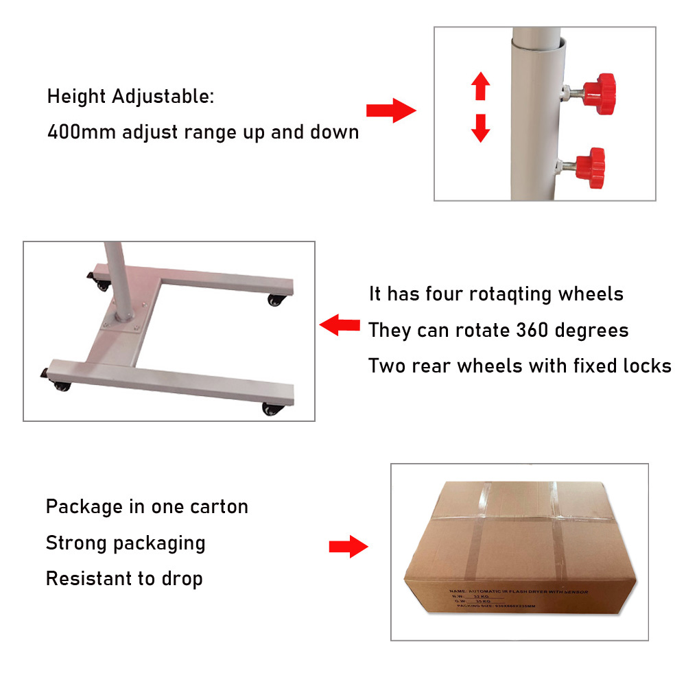 3000w 360-degree Rotating Shir - Flash Dryer Screen Print avis et prix