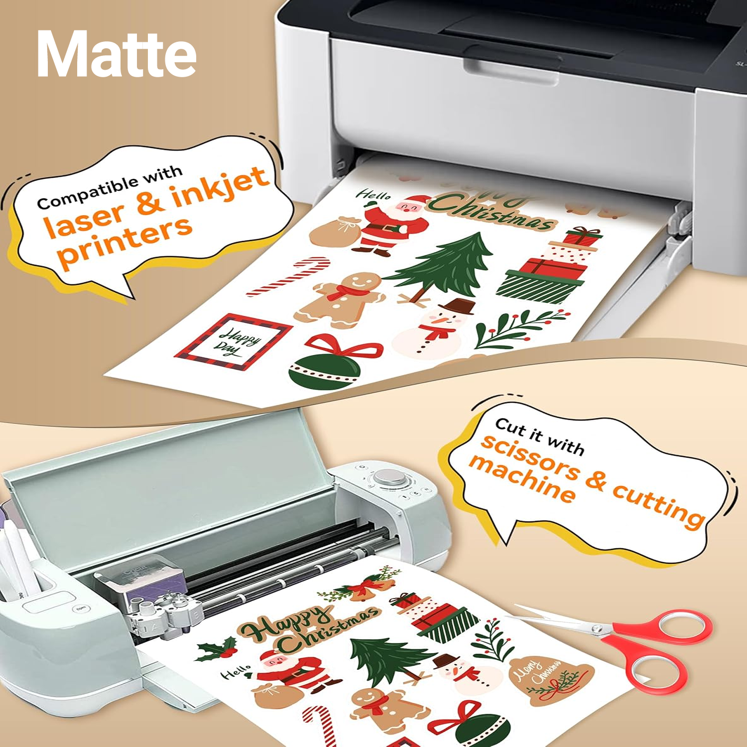 10/20/40Pcs A4 Premium Matte V - Commercial Vinyl Printing avis et prix