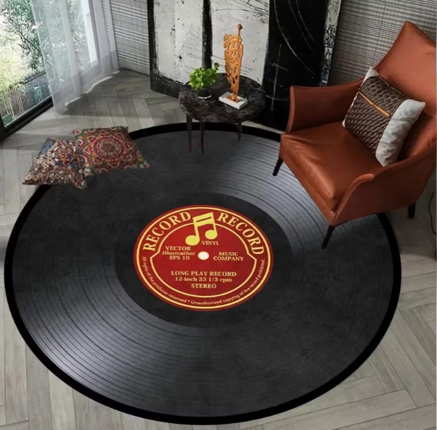 Elegant Circular Floor Mat wit - Commercial Vinyl Printing avis et prix